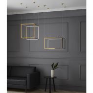 CUBE Elegante kubische LED H�ngeleuchte Raumgreifende Design H�ngeleuchte aus Spanien.