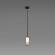 OSMAN Italienische Designleuchte Glas Messing Elegante italienische Hngellampe mit Glas und Messing.