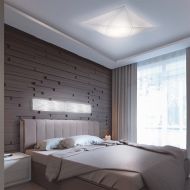 SUBRA Design Deckenleuchte quadratisch Groe dekorative Deckenleuchte zur Grundbeleuchtung.