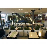 WANIA Zylindrische Glas-Pendelleuchte Schne Beleuchtung fr Restaurants und Cafs.