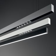 FLUO Linienleuchte 120 oder 180 cm Lnge Produktvarianten: Oberflche Wei, Schwarz, Alu.