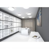 DAPHNE rounded glass ceiling light Funktionale und schne Deckenleuchte zur Grundbeleuchtung.