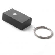 FLUO WIDE BI EMISSION Schmale LED Pendelleuchte Deckenteil mit Stahlsei.