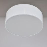 TARRO Design Deckenleuchte in Rund Die beiden Lichtquellen werden verblendet.