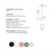 MAGNUS Pendelleuchte blendfrei  22cm Spanische Designleuchte mit 3 m Kabel.