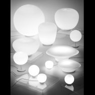 MYCENA Organische Deckenleuchte aus Glas Glasleuchten Serie aus Italien.