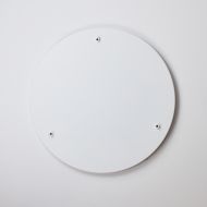 Deckenbaldachin Multi � 50 cm - Handmade in Italy Rundes Deckenteil 50 cm mit 3 L�chern matt Weiss