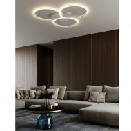 ANNAUX Filigrane Ring-Deckenleuchte Zusammenstellung von 3 Ring Leuchten.