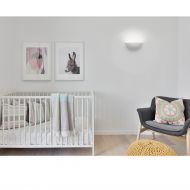 EVI wall light half shell Halbrunde Wandlampe fr das Kinderzimmer.