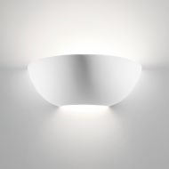 FERGI Wandleuchte Halbschale Halbschalen Wandleuchte mit Licht nach oben und unten.