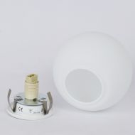 BETA Kleine Kugelglas Wandleuchte Lampenfassung g9 fr LED und Halogen Stifte.