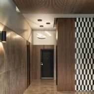 RINGS Ring LED Design Hngeleuchte - flchig Die Ring-Leuchte in matt Schwarz. Flurbeleuchtung.