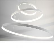 RINGS Ring LED Design Hngeleuchte Komposition mit drei weien Ringen.
