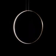 RINGS Ring LED Design Hngeleuchte - vertikal Ring-Leuchte aus Messing (bitte Anfragen).