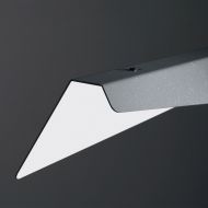 KAMI Innovative design pendant light Gekantetes Stahlblech mit grauer Lackierung.