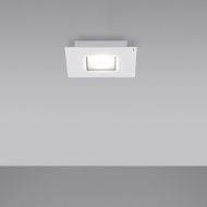 CARTER Kleine LED Deckenleuchte Weier, quadratischer LED Lichtquelle.