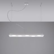 CARTER LED Hngeleuchte Weier, lngliche LED Lichtquelle.