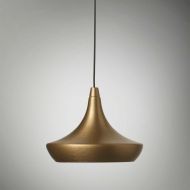 EASY SYSTEM 1-flammiges Pendel Schirm SOFT in der Oberf�che Gold.