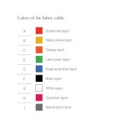 DRIYOS Pendelleuchte Blue Iron Viele farbige Textilkabel zur Auswahl.