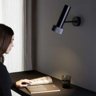 FOCUS Design Spot Wandleuchte Wandlampe mit hellem Spot Licht.