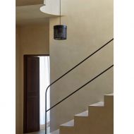 YUNA Boho Chic Design Pendelleuchte Coole schwarze Rattan Hngeleuchte.