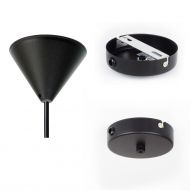 GILKA Nostalgische Pendelleuchte mit Opalglas Deckenteil aus Kunststoff oder Metall.