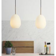 GILKA Nostalgische Pendelleuchte mit Opalglas Pendelleuchte zur Beleuchtung einer Kchenarbeitsflche.