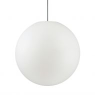 SOLE Hngeleuchte fr den Auenbereich Extra groe Hngeleuchte mit Kunststoff Schirm, 50 cm Durchmesser.