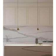 NOX Kleine Design H�ngeleuchte Messing Hochwertige Pendelleuchte f�r K�chenzeile.