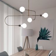 DALY Italienische Hngeleuchte aus Messing Besondere Esstisch-Leuchte aus Messing.