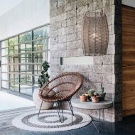 POMA Runde Hngeleuchte in vielen Farben Hier die Auenleuchte im 