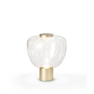 RIFLESSO Farbige Glas-Tischleuchte Hier die Leuchte mit Kristallglas.