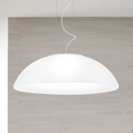 INFINITA Hngeleuchte mit rundem Opalschirm Extra groe Hngeleuchte mit 70 cm Durchmesser