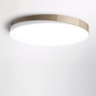 LOOLA Groe LED Deckenleuchte Italienische Design Deckenleuchte mit beigegrauer Halterung.