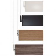 ESPADA Elegante LED Hngeleuchte - 120 cm Oberflchen Wei, Schwarz, Eiche, Walnuss.