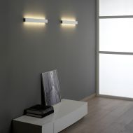 ESPADA Elegante LED Wandleuchte Elegante lange Wandleuchte in wei� - Leuchtwirkung an der Wand