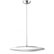 RONDO Flache Glas Hngeleuchte mit Stab-Halterung Groe, flache Stab-Hngeleuchte mit LED.