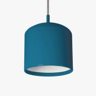 DUO Pendelleuchte in Betongrau oder Azurblau Pendelleuchte Azurblau und Wei.