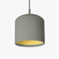 DUO Pendelleuchte in Betongrau oder Azurblau 