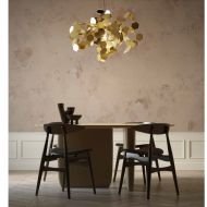 ANDROMEDA Italienische Design Hngeleuchte aus Messing Esstisch Design-Leuchte aus Messing.