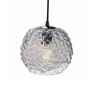 COPLAS Glas-Pendelleuchte Mittelgroe Pendelleuchte mit 20 cm Durchmesser.