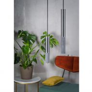 KNALLA 33 Zylindrische Pendellampe aus Beton und Metallelement Die Beton-Stabpendel gibt es vielen Lngen.