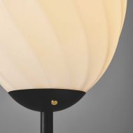 SWING floor lamp with glass shade An/Aus Schalter am Glashalter.