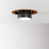CHAP Dimmbarer LED Einbauspot Hochwertiger Einbau-Spot, Schwarz/Bronze.