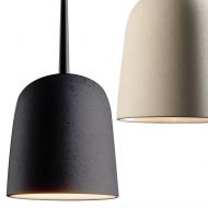 CLAVIO S Design Pendelleuchte mit Keramik-Schirm Besondere Lava-Optik in Anthrazit oder Crme-wei.