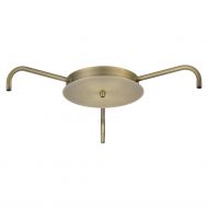 Deckenbaldachin mit 3-4 Kabelauslssen Deckenbaldachin mit 4 Auslssen in Messing-Antik.