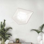 HALLEY Groe Design Deckenleuchte asymmetrisch Die groe, flache Leucht, hier als Wandleuchte.