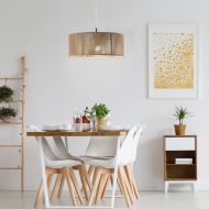 SENIA Pendelleuchte in vielen Farben Harmonische Esstischleuchte in dem Farbton Beige.