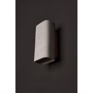 CONTEAK Elegante Wandleuchte aus Beton fr innen oder aussen Wandleuchte im ausgeschalteten Zustand.