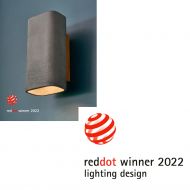 CONTEAK Elegante Wandleuchte aus Beton fr innen oder aussen 